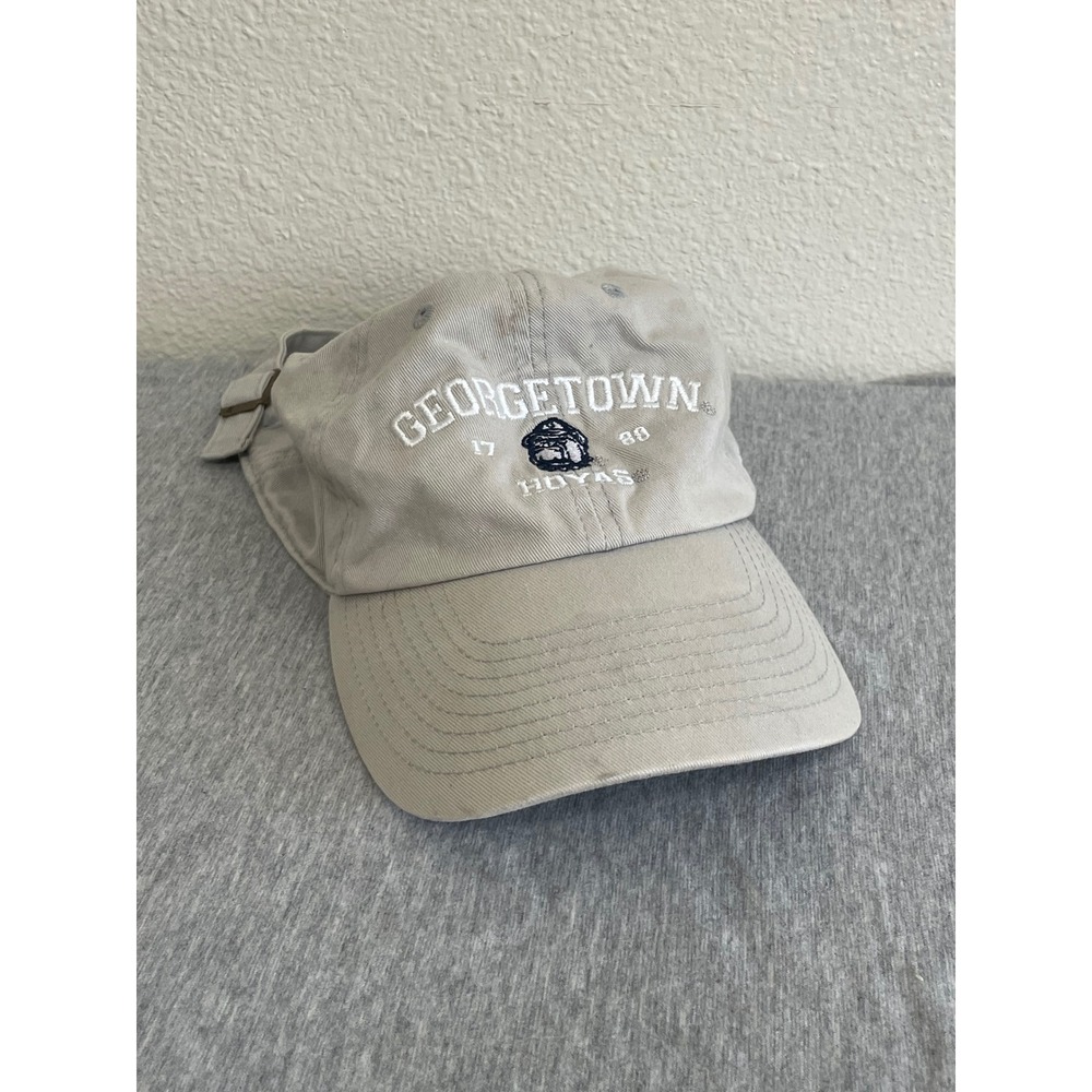 '47 Brand Georgetown Hoyas Hat Mens OSFA Khaki Good Adjustable Relaxed Cap